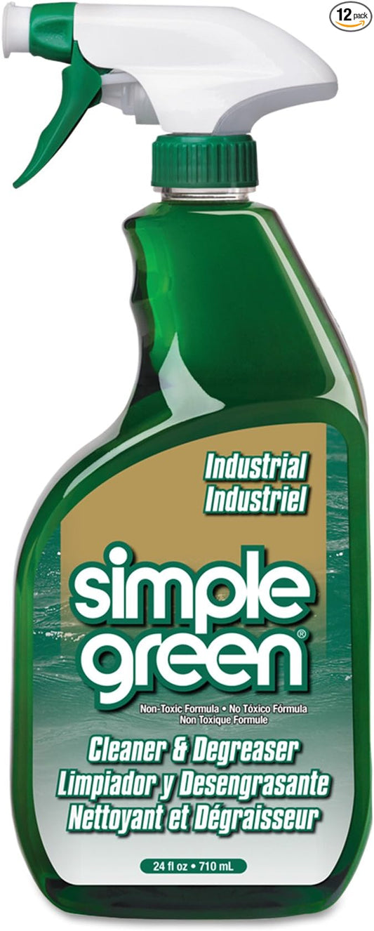 Simple Green 13012CT Industrial Cleaner & Degreaser, Concentrated, 24 oz Bottle (Case of 12)