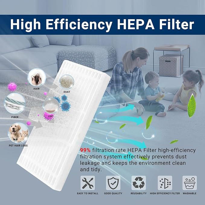 26-Pack Big Accessories Kit For Eufy Omni C20, Replacement Parts include 2 Main Brush, 6 Side Brushes, 6 Dust Bags, 6 Mop Pads, 6 Washable Filters