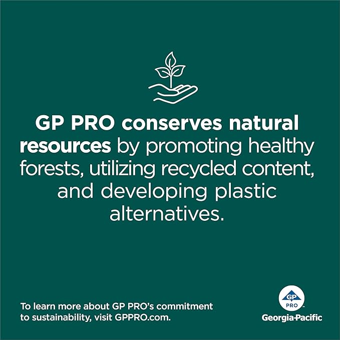 Georgia-Pacific Pacific Blue Select 7.875" Recycled Paper Towel Rolls by GP PRO, White, 26100, 1000 Feet Per Roll, 6 Rolls Per Case