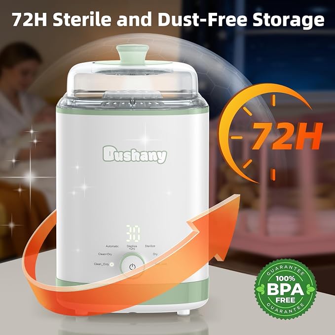 EaseClean Bottle Washer Pro | All-in-One Bottle Washer and Sterilizer and Dryer | Baby Bottle Washer for Bottles, Pump Parts & Baby Essentials | Replaces Hand Washing