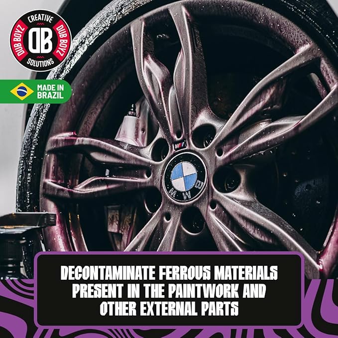 DUB BOYZ Complete Wheel & Tire Care Kit – Includes Iron Skunk Rim Decontaminant, D-RET Heavy-Duty Rubber Cleaner, and Good Shine Tire Dressing – Deep Clean and Shine for Wheels and Tires