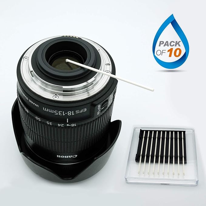 AAWipes APS-C Sensor Cleaning Kit (20 Pack of 24 mm Swabs + Anti Static Sensor Gel Stick + Microfiber Camera Cloths)