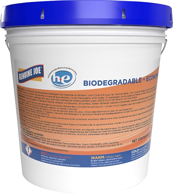 Genuine Joe Economical Powdered Laundry Detergent, 288 oz (18 lb), 1 Each