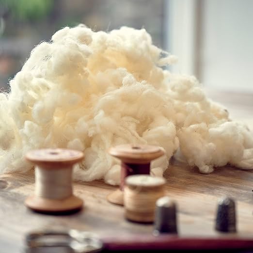 1 Lb raw Wool Sheep Washed w/Debris,Natural Wool for Stuffing Animals, Crafts, Cushions, Pillow Filler, Needle Felting Spinning.School Projects