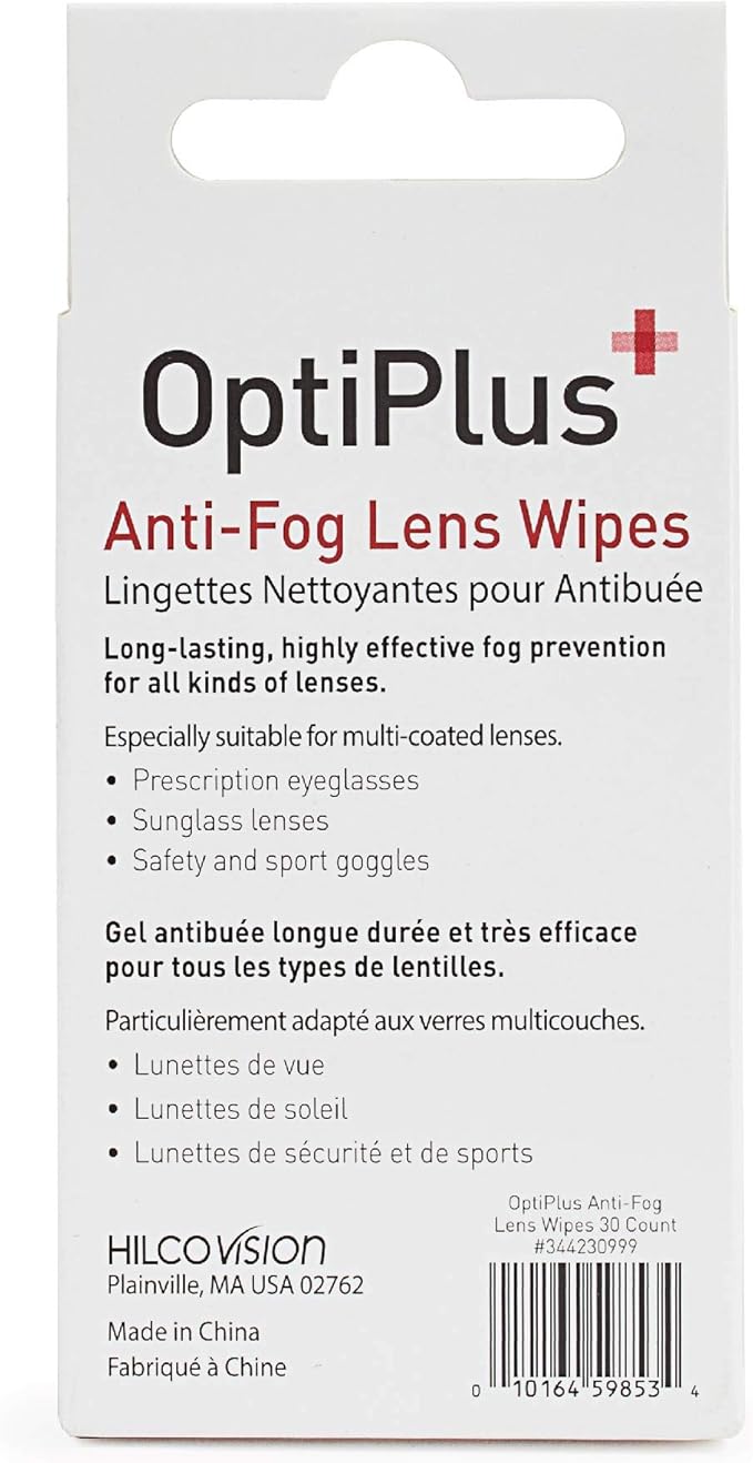 OptiPlus Anti Fog Lens Wipes