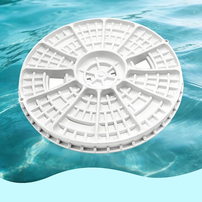 516215 Skimmer Lid, Compatible with Pentair/PacFab Bermuda, 9-3/16"od, White.