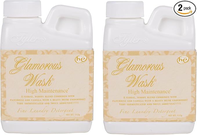 Tyler Candle Company 25054 HIGH MAINTENANCE Liquid Laundry Detergent, Pack of 2