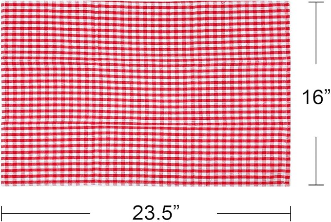 Wrapables® 100% Cotton Kitchen Dish Towels (Set of 3), Red Strawberries