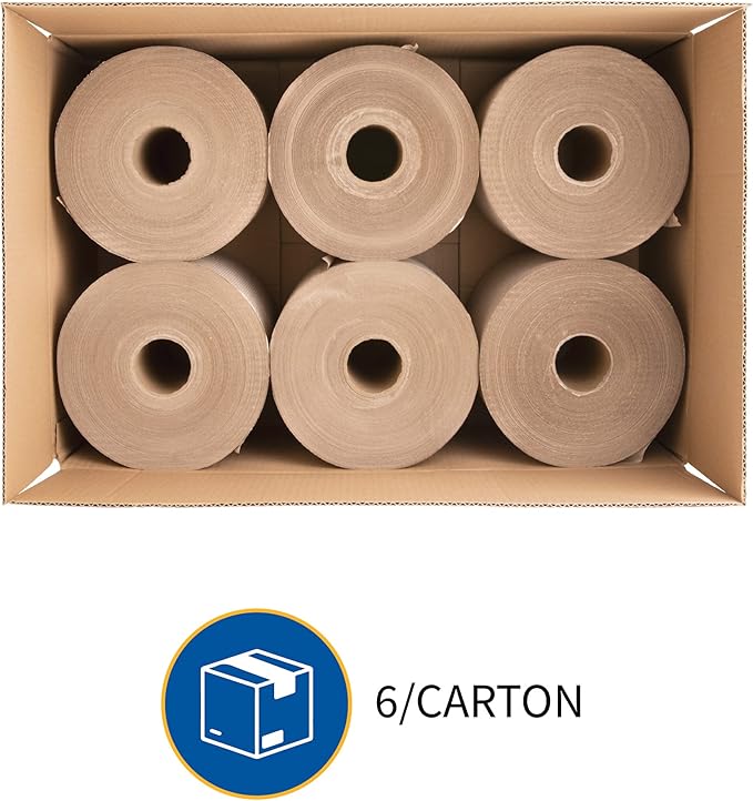 Genuine Joe GJO22600 Embossed Hardwound Roll Towels (Pack of 6)