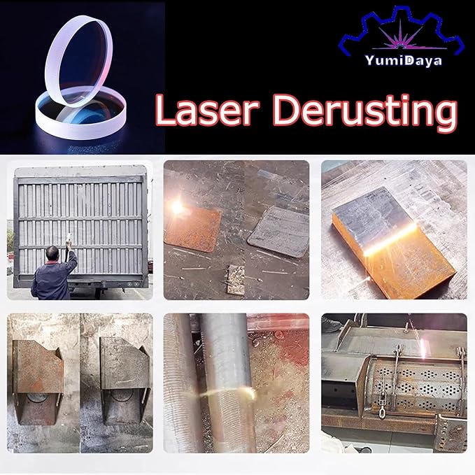 Laser Welding Lens Dia.20mm Focusing Lens,SUP21/23/28T,F800mm CT4.5,Cleaning Machine D20F800 Focus Lenses for Hand-held Welding Head (D20*4.5-F800)