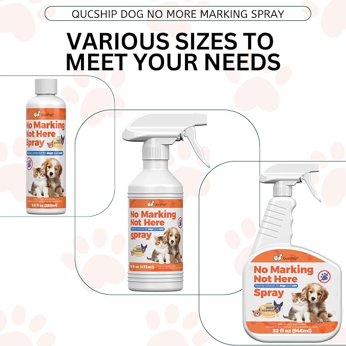 8oz Effective Solution for Training Dogs to Avoid Indoor Marking, Stop Dog Urinating in House with No More Peeing, Safe Don't Pee Here Dogs Marking Wrong