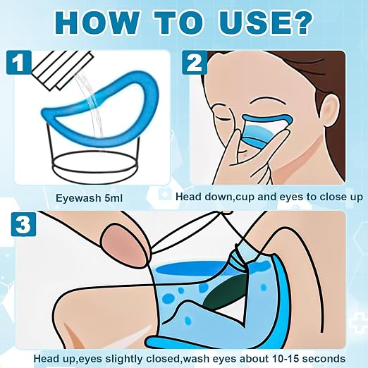 Teenyyou 200 Pcs 5ml Eye Wash Cup Disposable Eye Wash Cups Plastic Measuring Cup Portable Cleaning Cups for Rinse and Flush