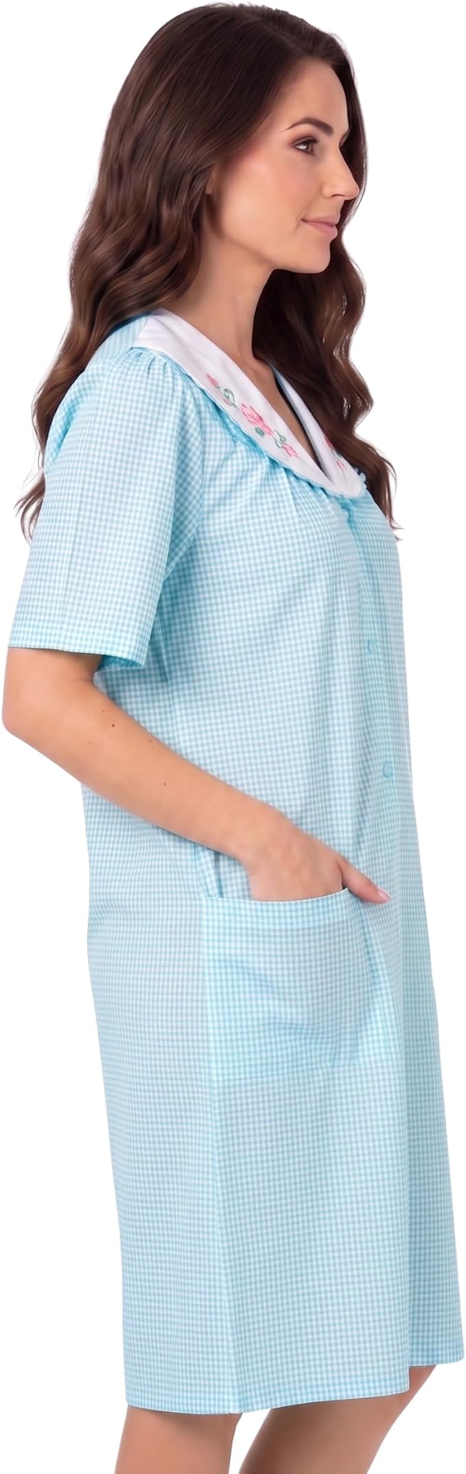 Dreamcrest Short Sleeve Duster Housecoat