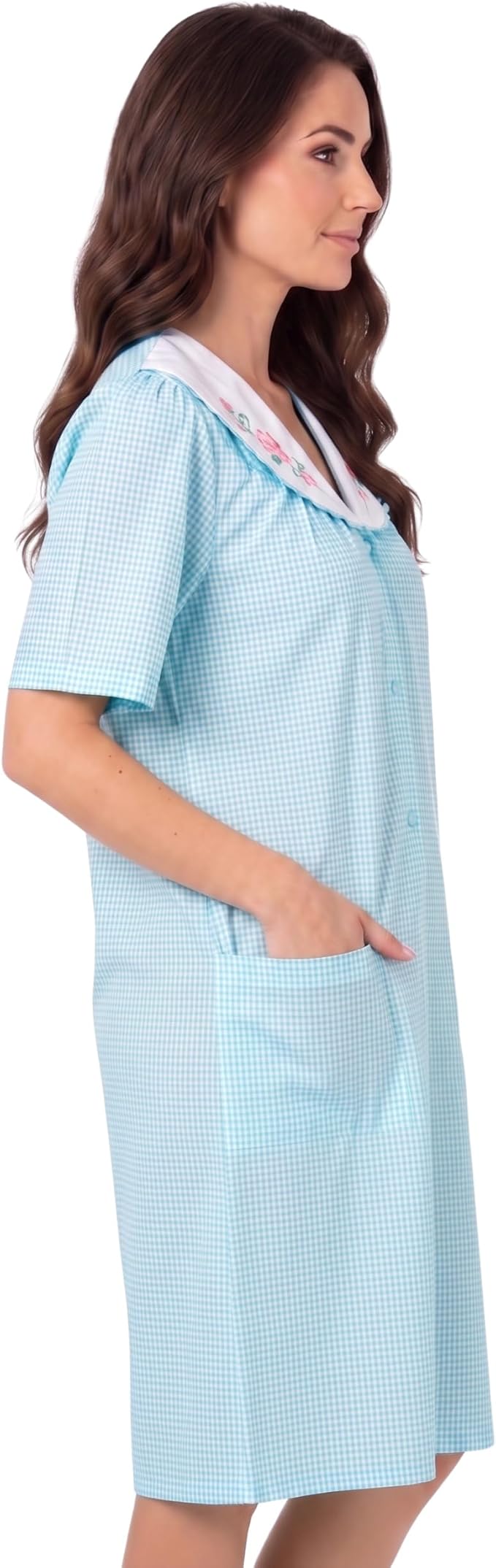 Dreamcrest Short Sleeve Duster Housecoat
