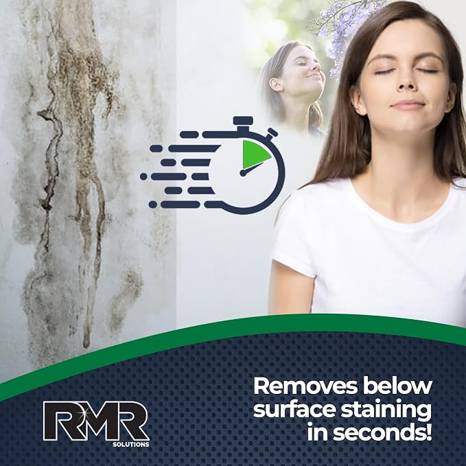 RMR Brands RMR-86 Instant Mold Stain Remover All-Purpose Botanical Based Disinfectant Cleaner DIY Mold Remover Bundle