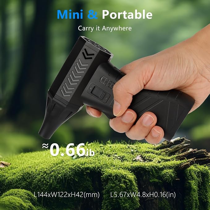 Compressed air dust Collector, 130000RPM Electric air dust Collector, USB Rechargeable Hair Dryer, Used for Cleaning Computer Keyboards and Electric Equipment, can Replace Compressed air Tanks