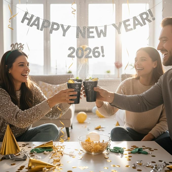 LemonRoad 100 Pack 12oz Black Clear Plastic Cups, Party Disposable Drinking Cups Bulk for Parties Picnics Cold Beverages, Smoothies, Events Celebrations Meeting Wedding Holiday Party