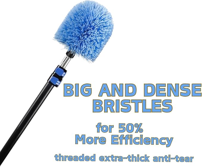 Webster Cobweb Duster Head (4, Blue)