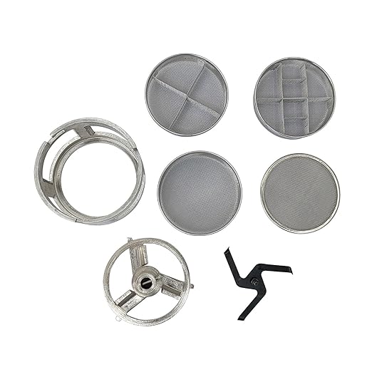 Aluminum Basket for Watch Cleaning Machine 6.9cm Diameter x 5.8cm Height - Stainless Steel Mesh Tray for Ultrasonic Cleaner, Watch Repair, Jewelry, Small Parts