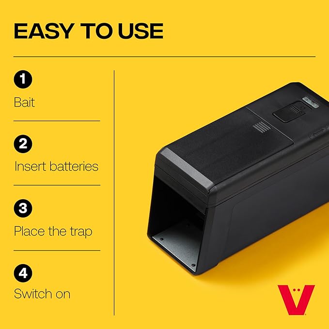 Victor M241 Indoor Electronic Humane Rat and Mouse Trap - No Touch, No See Electric Rat and Mouse Trap - 2 Pack