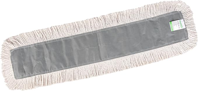Restaurantware-MOP HEAD ONLY: Clean Tek Professional 35.83 x 5 Inch Dry Mop Head, 1 For Dusting - Frame And Handle Sold Separately, Disposable, Cotton, For Home And Office