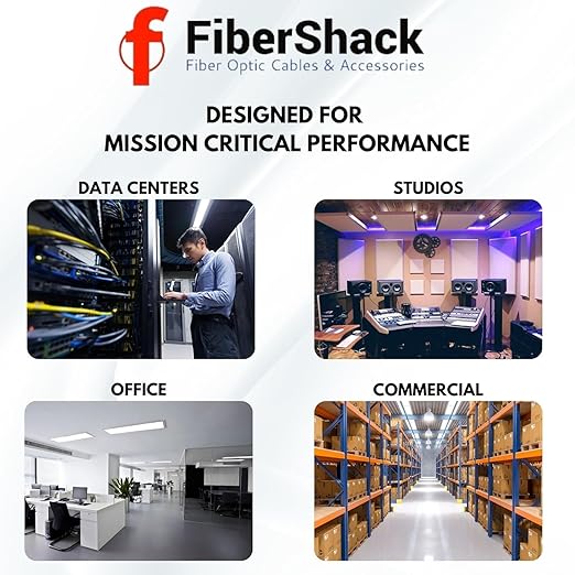 Fibershack - 1.25mm LC Fiber Cleaner Pen. 800+ Single Click Fiber Cleaner. LCUPC Optical Connector Cleaner & Endface Cleaning Pen Comes with Damage Protection Case & Dust Caps
