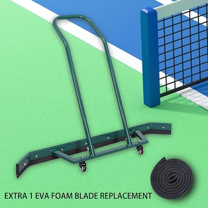 Port Tennis Court Squeegee Rain Shuttle for Sports Court Water Wiper Device Water Remover Stadium Dust Collector Wiper