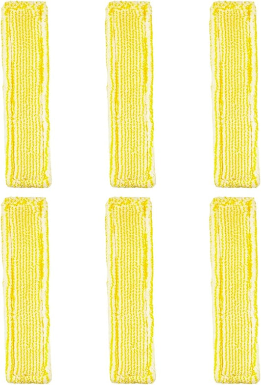 Quick Dry Polishing Cloths for WV2 WV5 Window Vacuum Cleaners Thickened Washable Fabric Replacement Pad Microfiber Cleaning Rags (6pcs)
