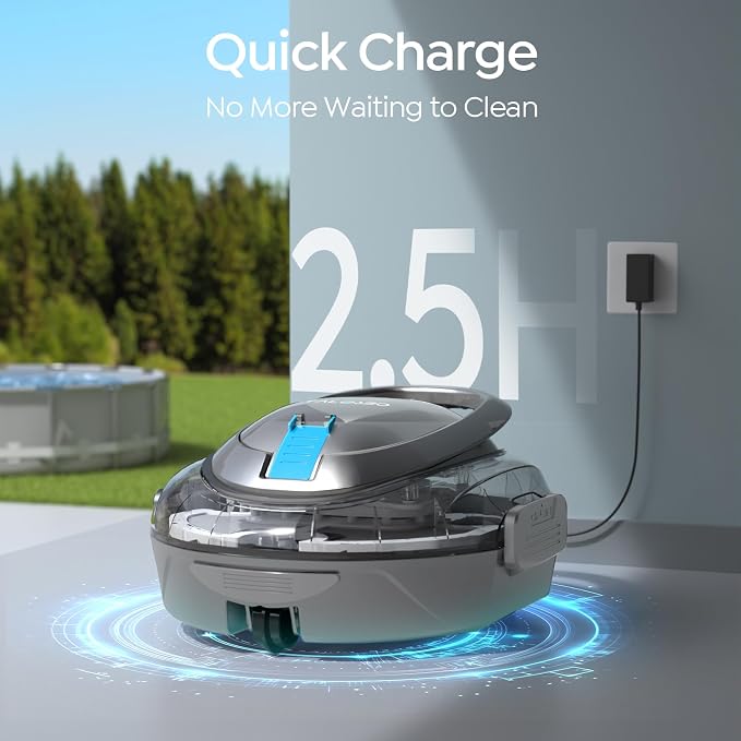 S2 Cordless Robotic Pool Cleaner Dark Gray