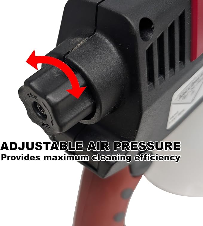 Spot Cleaning Gun by Jacobson – 110V, Adjustable Nozzle for Removing Stains from Fabric, Shoes, Crystals, Kitchen Surfaces, Bathroom Grout, and Much More