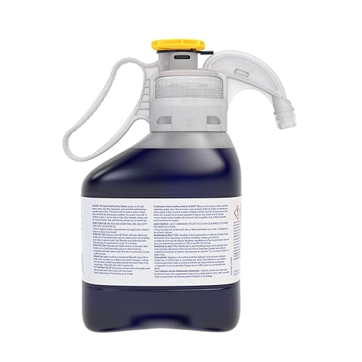 Diversey 101106662 Glance NA Glass and Multi Surface Cleaner, Non Ammoniated Streak Free Cleaner, SmartDose Concentrate, Unscented, 1.4 Liter (Pack of 2)