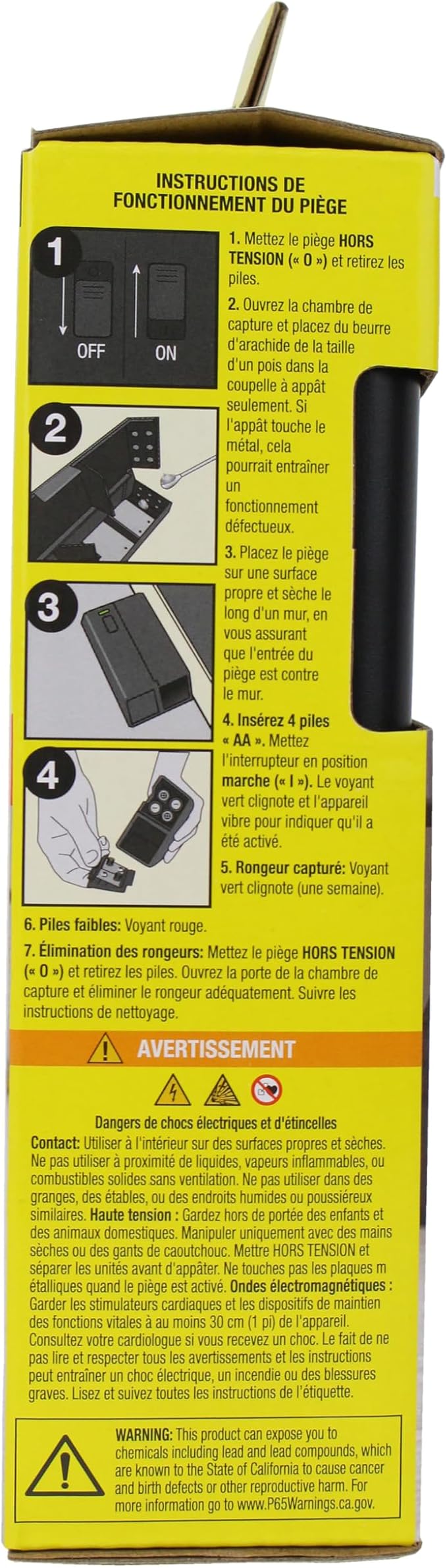Victor M250S Indoor Electronic Humane Mouse Trap - No Touch, No See Electric Mouse Trap