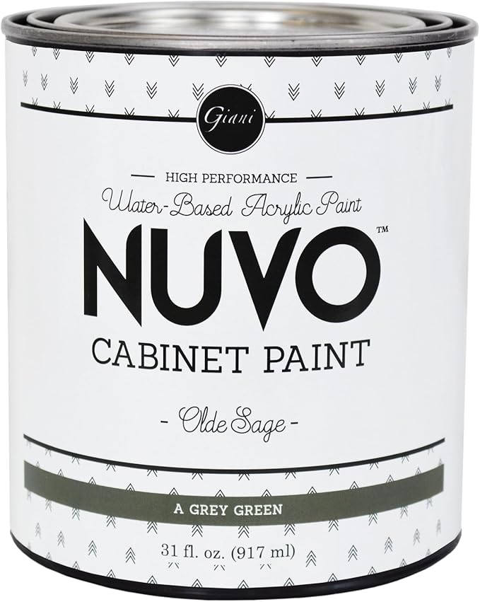 Giani Nuvo Cabinet Paint, Olde Sage (Quart)