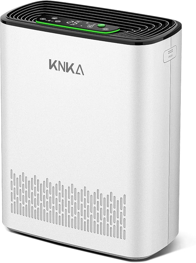 KNKA Air Purifiers APH3000 & KNKA Genuine APH3000 Air Purifier Replacement Filter, Supports HEPA Sleep Mode. High-Efficiency Air Filtration