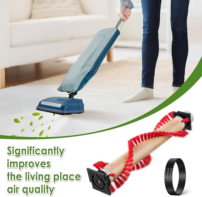Landhoow Vacuum Roller Brush, Vacuum Belt, Compatible with XL Roller Brush XL Belt 0300604 Compatible with Oreck XL Upright Vacuum Cleaner to Keep Neat and Tidy for Home, Office (3 Pcs)