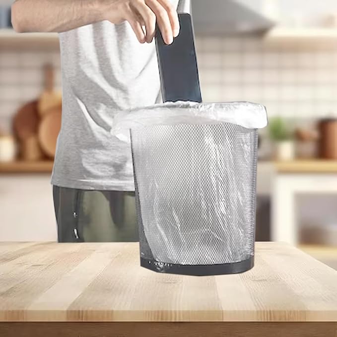 BEIDOU-PAC 2-4 Gallon Trash Bags, 400 Count Bulk, Clear Plastic Recycling Bags, Small Multi-purpose Garbage Bags for Business Home Bathroom Kitchen Commercial and Industrial