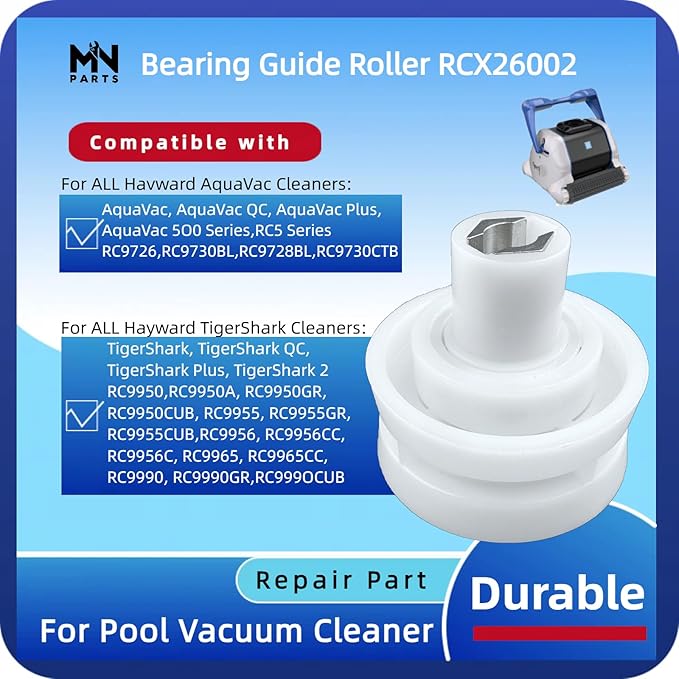 RCX26002 Drive Bearing Pulley Assembly Replacement Compatible with Hayward TigerShark, QC & Plus Robotic Pool Cleaner – Fits RC9956CC RC9965CC RC9950A RC9950GR RC9955GR RC9990 RC9990GR
