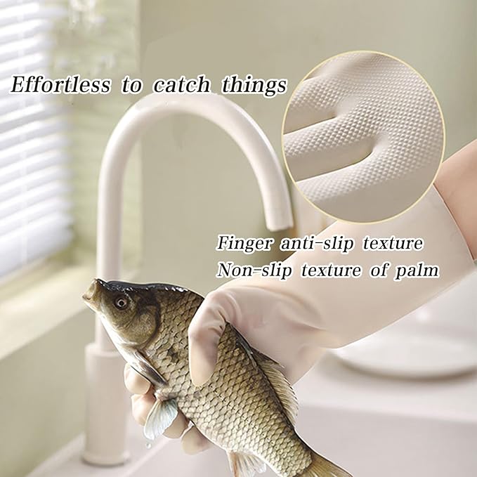Dish gloves，Cleaning Gloves，Durable Non-Slip，Long Service Life，For kitchen Cleaning Pet Care Bathrooms Etc