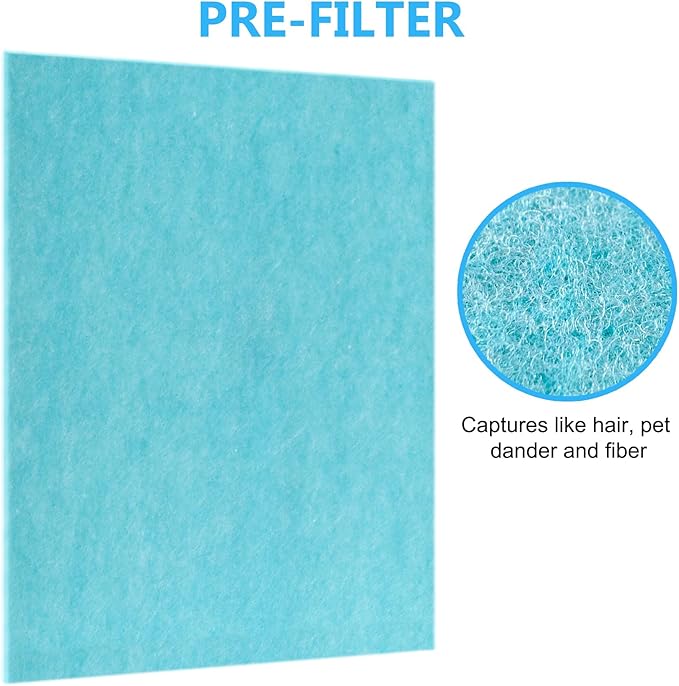 H13 True HEPA Replacement Filter Compatible with Life Cell 1550, FITS 1550 Model ONLY