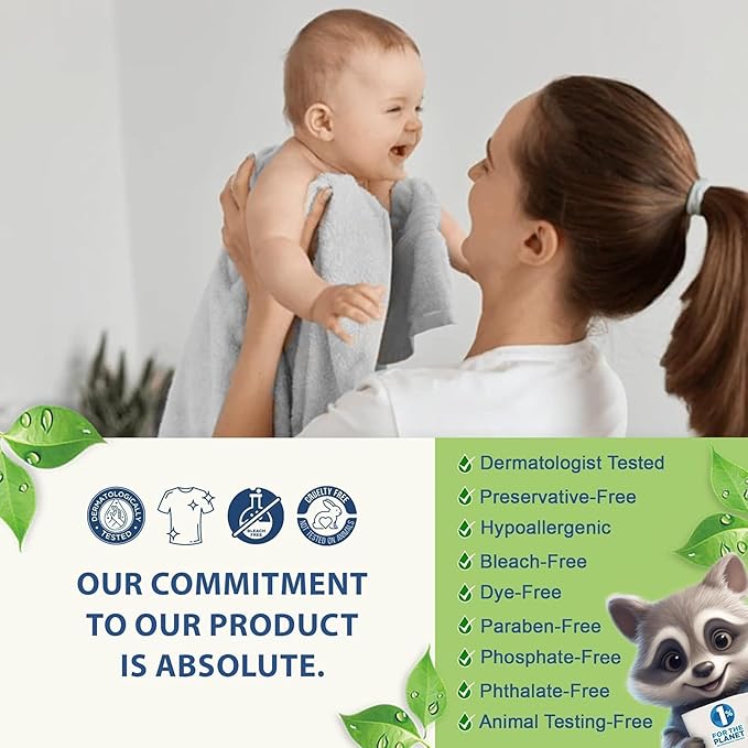 MorningRain Eco-Safe Laundry Detergent Sheets - Ingredients from Finland, Natural Scent, Bio-Enzyme Formula, Power clean, 30 Sheets (Up to 60 Loads) - Non-Toxic, Preservative-Free, Designed in USA