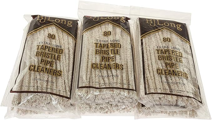 BJ Long Extra Long Tapered Bristle Pipe Cleaners 80 Pack - 6 Pack TP-1429