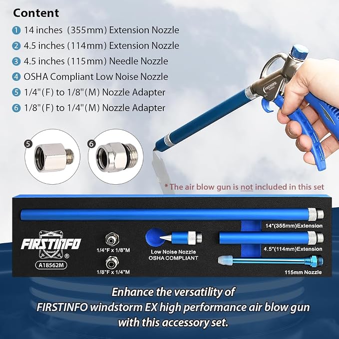 FIRSTINFO A18562M 6-Piece Accessory Set