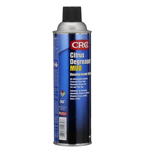 CRC Citrus Degreaser MUO 14970 – 15 Wt. Oz.,Heavy Duty Citrus Degreaser For Removing Grease And Oil