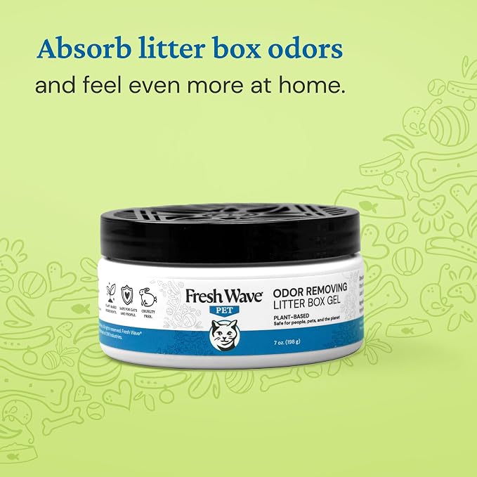 Fresh Wave Pet Odor Removing Litter Box Gel 7 oz. (Pack of 3)