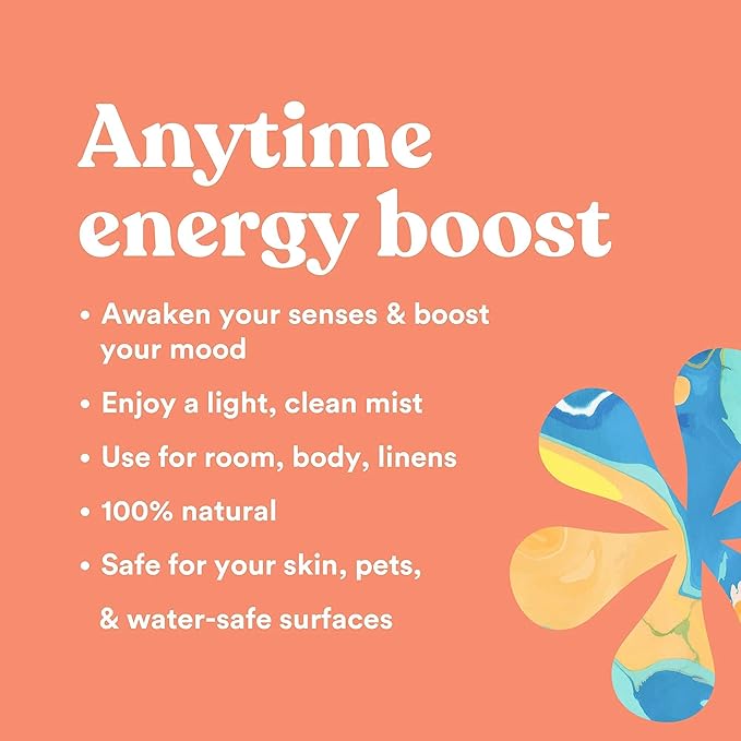 ASUTRA Multi-Use Essential Oil Aromatherapy Spray (Citrus & Eucalyptus), 4 fl oz – Mist for Face, Body, Rooms & Linens – Car, Fabric, and Bathroom Freshener