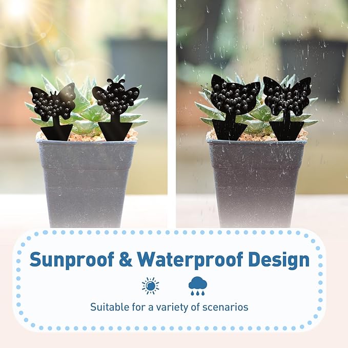 120 Pack Fruit Fly Traps for Indoor Outdoor, 3 Shapes Black Sticky Bug Traps, Double-Side Fungus Gnat Killer for Houseplants, Mosquitos, Flying Insects
