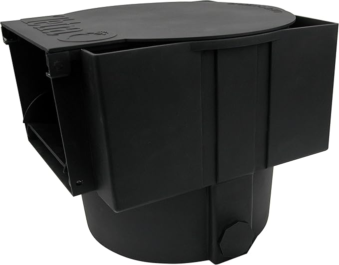Tetra Pond In-Pond Skimmer, Skims Pond Debris Before It Sinks, BLACK 13.5 IN