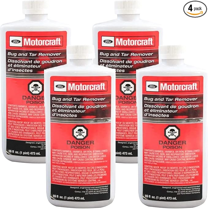 Ford Genuine Fluid ZC-42 Bug and Tar Remover - 16 oz. (Pack of 4)