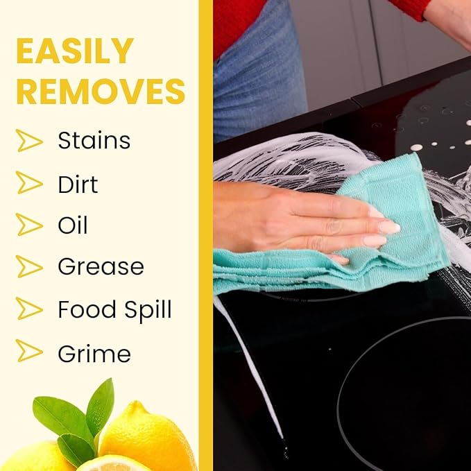 Shadazzle Natural All Purpose Cleaner and Polish, 3 Pack Lemon Scent | Clean & Polish Surfaces, All Natural Ingredients, Easy to Rinse, For Kitchen, Bathroom, Tiles, Glass, Sink, Stainless Steel