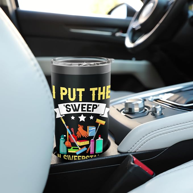 I put the Sweep in Sweepstakes Cleaning Stainless Steel Insulated Tumbler